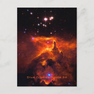 Star Cluster Pismis 24, core of NGC 6357 Postcard