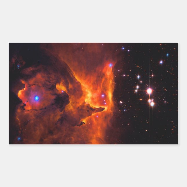 Star Cluster Pismis 24, core of NGC 6357 Sticker (Front)