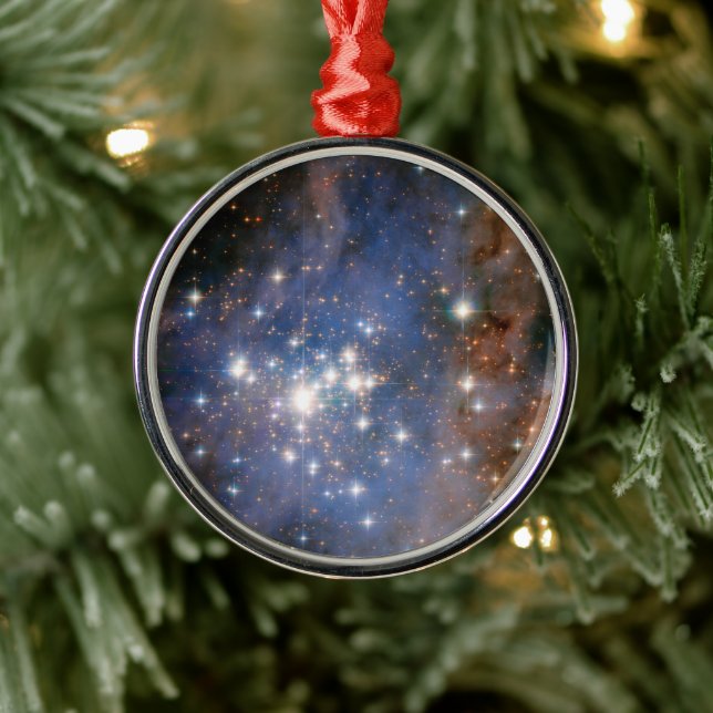 Star Cluster Trumpler 14. Metal Ornament (Tree)
