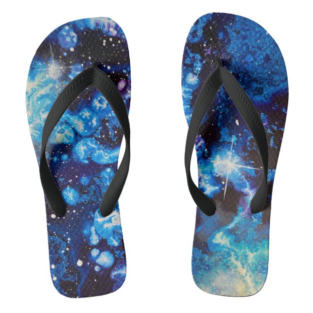 Star Clusters Flip Flops (Footbed)