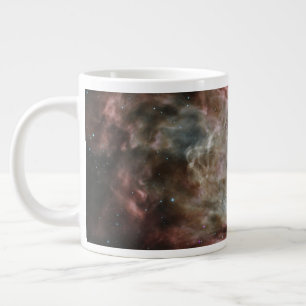 Star Clusters In The Center Of The Flame Nebula. Large Coffee Mug