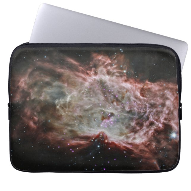 Star Clusters In The Centre Of The Flame Nebula. Laptop Sleeve (Front)