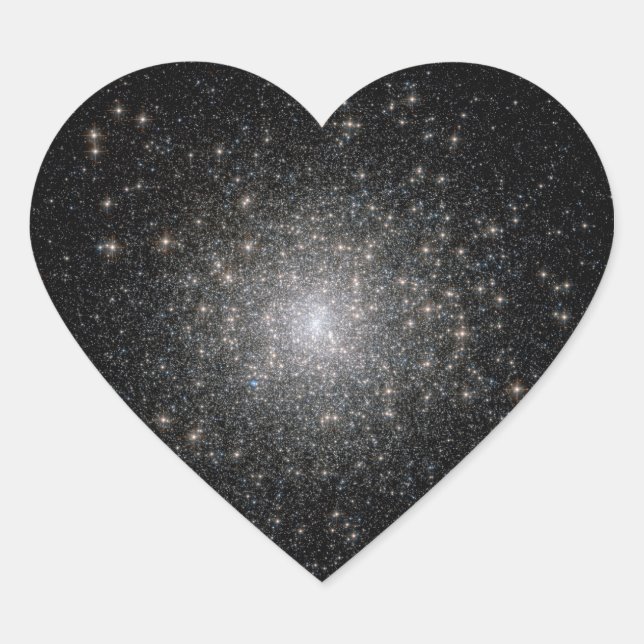 Star Clusters - Starry Sky Heart Sticker (Front)