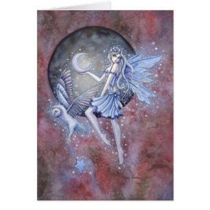 Star Collector Fairy and Owl Imaginaire Art