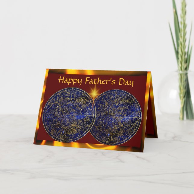 Star Constellation Father's Day Card (Front)