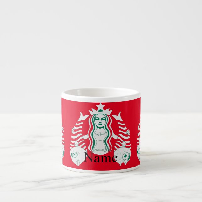 Star-Crown Queen Mermaid Thunder_Cove   Espresso Cup (Front)