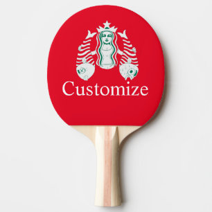 Star-Crown Queen Mermaid Thunder_Cove Ping Pong Paddle
