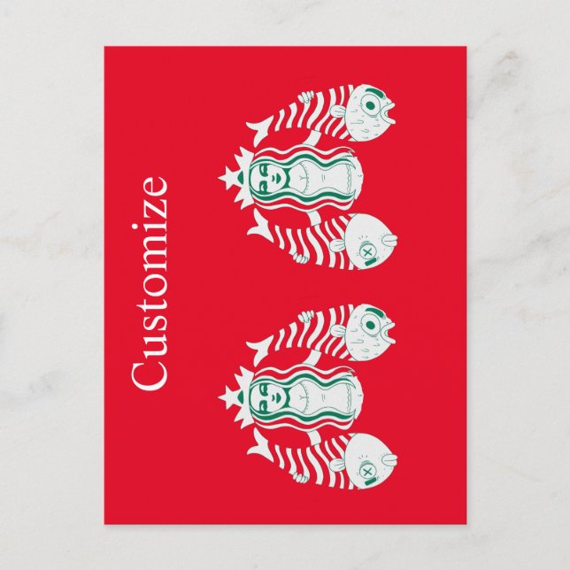 Star-Crown Queen Mermaid Thunder_Cove   Postcard (Front)