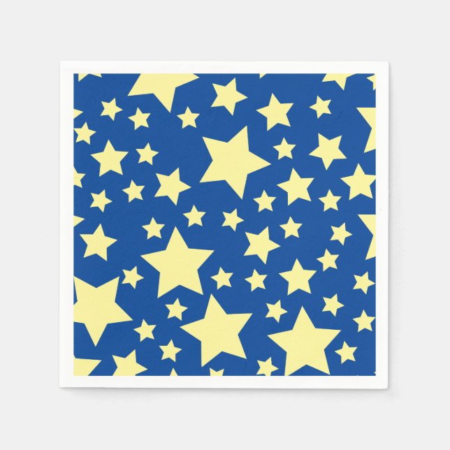 Star Cute Kid's Birthday Party Space Napkin (Front)