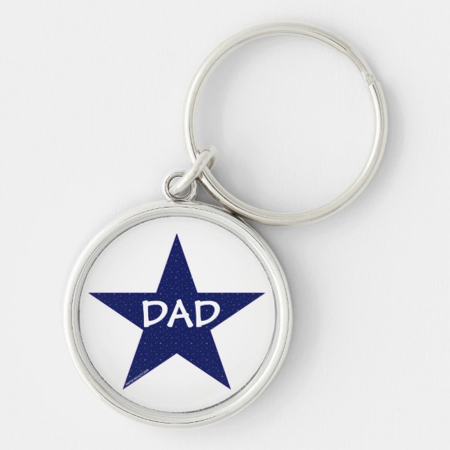 Star Dad Keychain (Front)