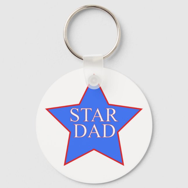 STAR DAD - Keychain (Front)