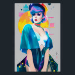 Star Dancer Poster<br><div class="desc">Star Dancer.  2023,  Ken Gage.  Digital art: pop surrealism.</div>