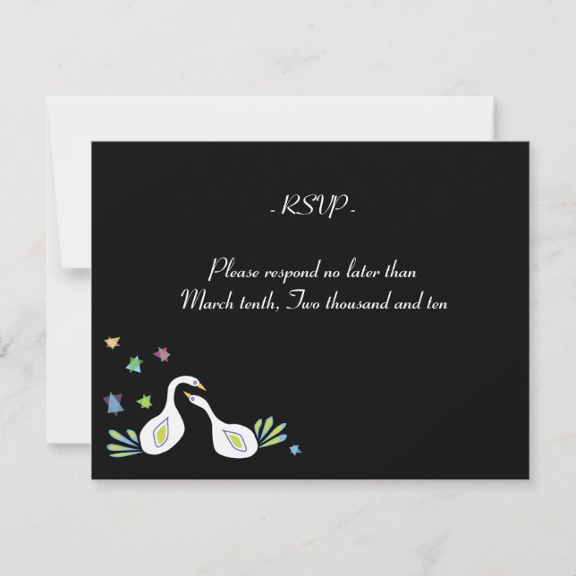 Star David Mariage Bar Bat mitzvah RSVP juif (Devant)