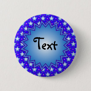 Star Design Template 2 Inch Round Button