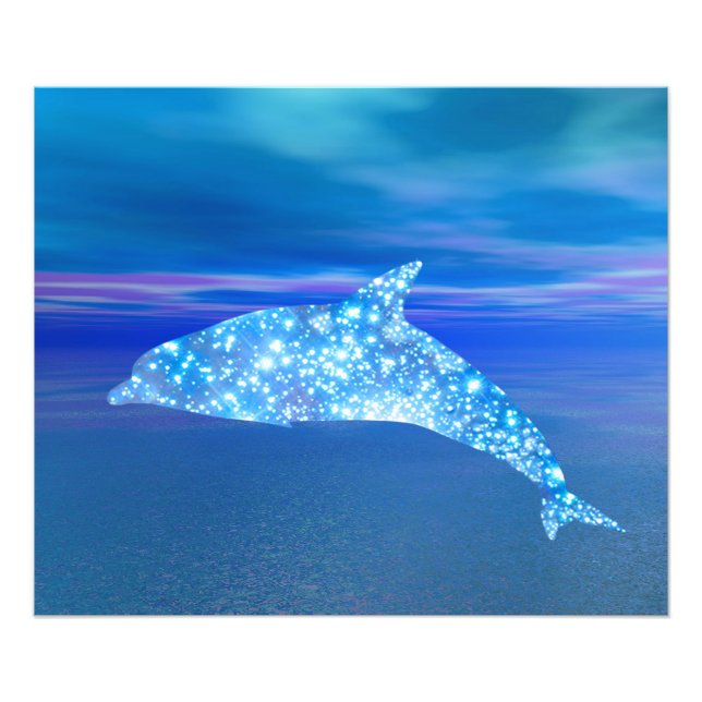 Star Dolphin Photo Print (Front)