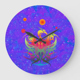 Star Dragon Large Clock