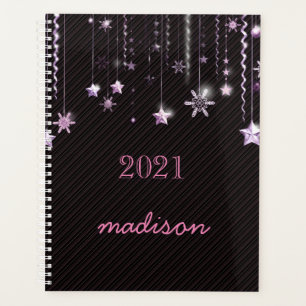 Star dripping glam girly luxury 2021 planner