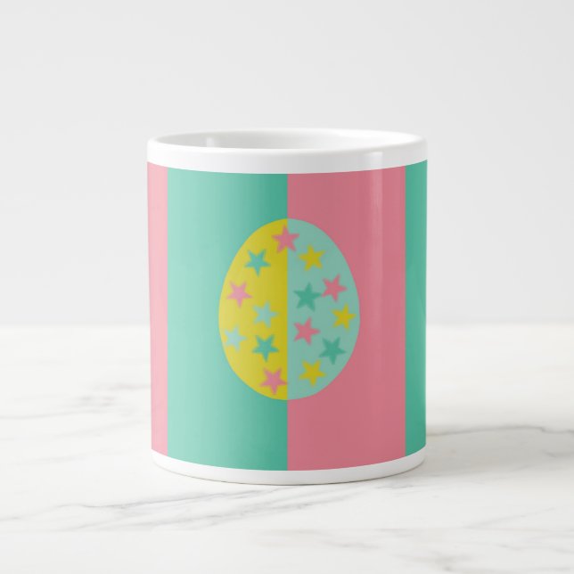 Star Egg Large Coffee Mug (Front)