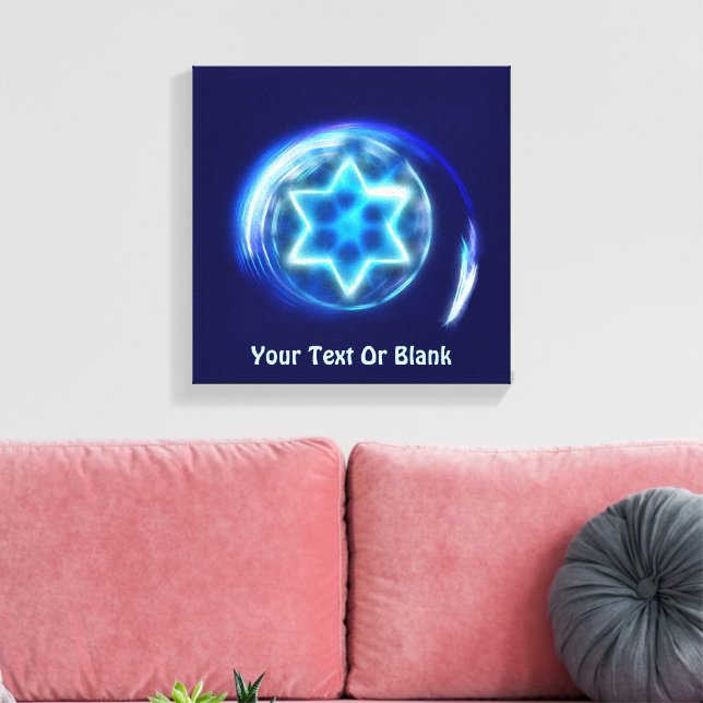 Star Encircled Canvas Print (Insitu(LivingRoom))
