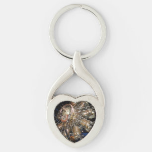 Star Engine Heart Keychain