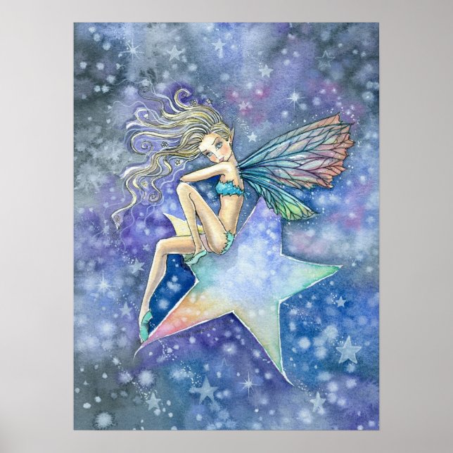 Star Fairy Faery Poster Print by Molly Harrison (Front)