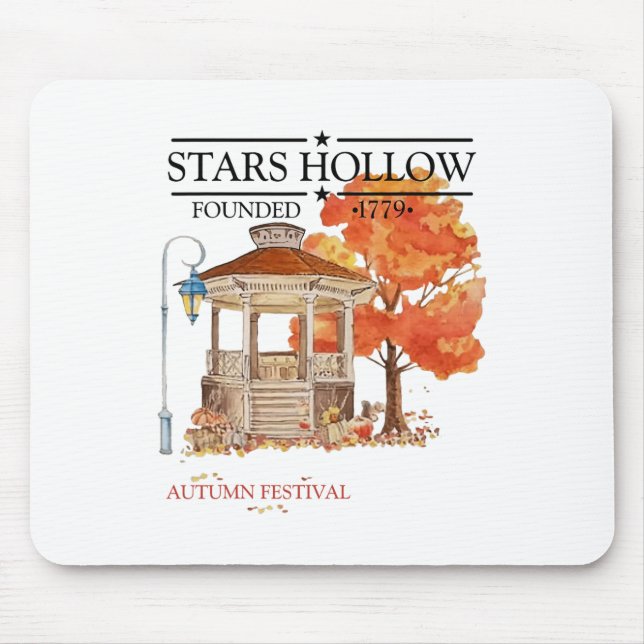 Star Fall Hollow Autumn Festival  Mouse Pad (Front)