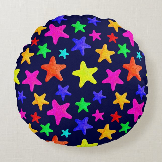 Star Fame Round Pillow (Front)