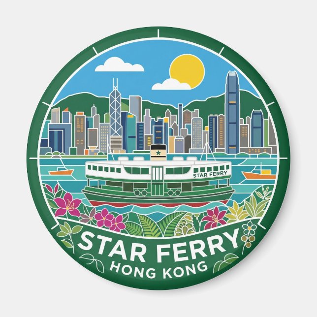 Star Ferry Hong Kong Magnet (Front)