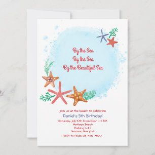 Star Fish Invitation