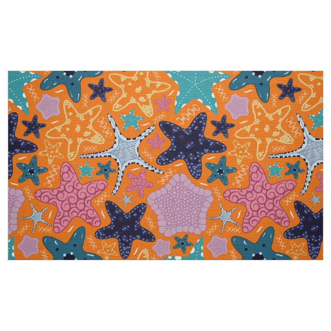 Star fishes fabric (Fat Quarter)