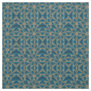 Star flower fractal fabric