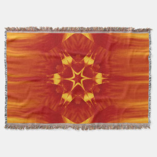 Star Flower Throw Blanket