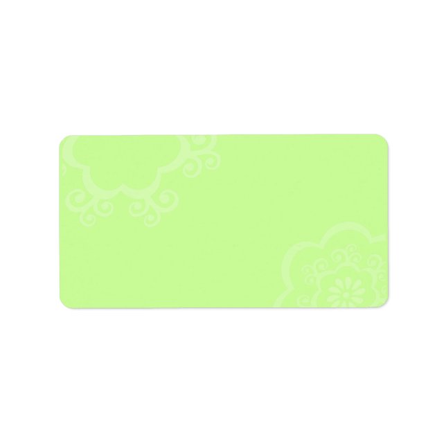 STAR FLOWERS Print Your Own Labels (Front)