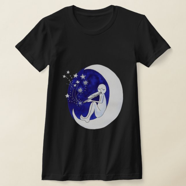Star flute T-Shirt (Laydown)
