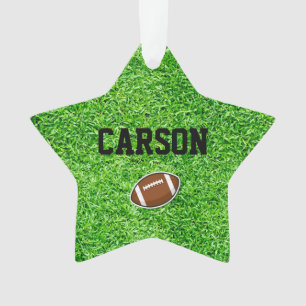 Star Football Player NOM Green Sports Field