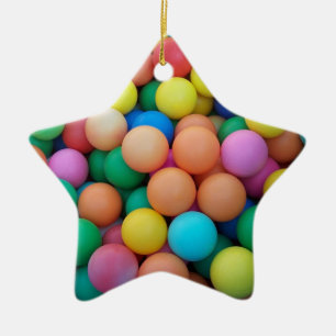 Star for Christmas Tree Ceramic Ornament