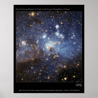 Star Forming Region LMC LH95 Poster