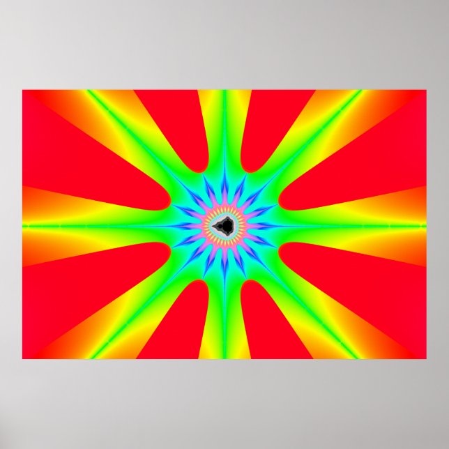 Star - Fractal Poster (Front)