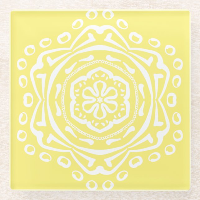 Star Fruit Glass Coaster (Front)