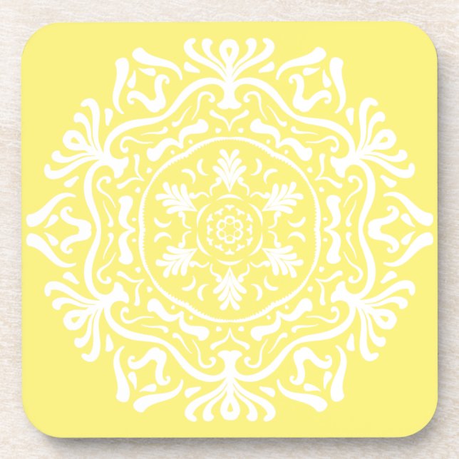 Star Fruit Mandala Coaster (Front)