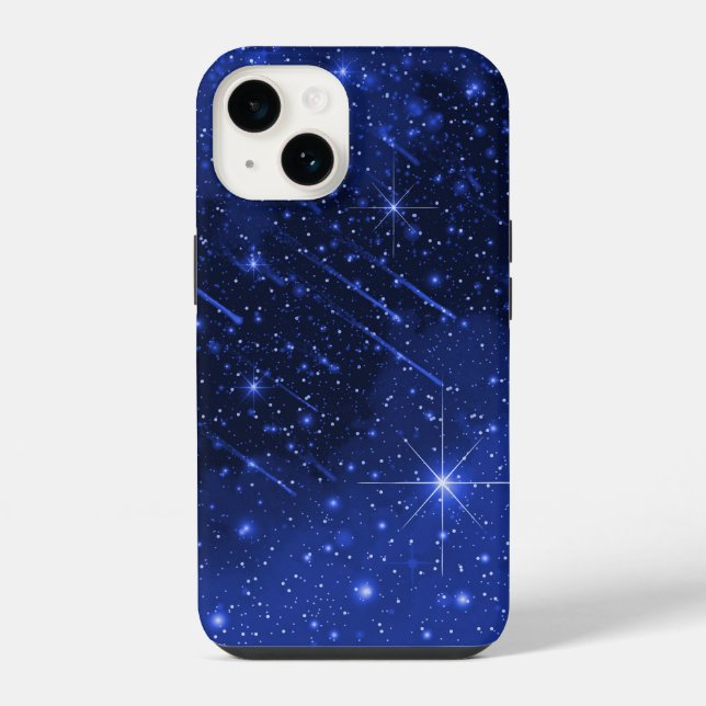Star Galaxy On Blue   iPhone Case (Back)