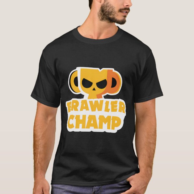 Star Gamer Gaming Stars Brawler Beawl T-Shirt (Front)