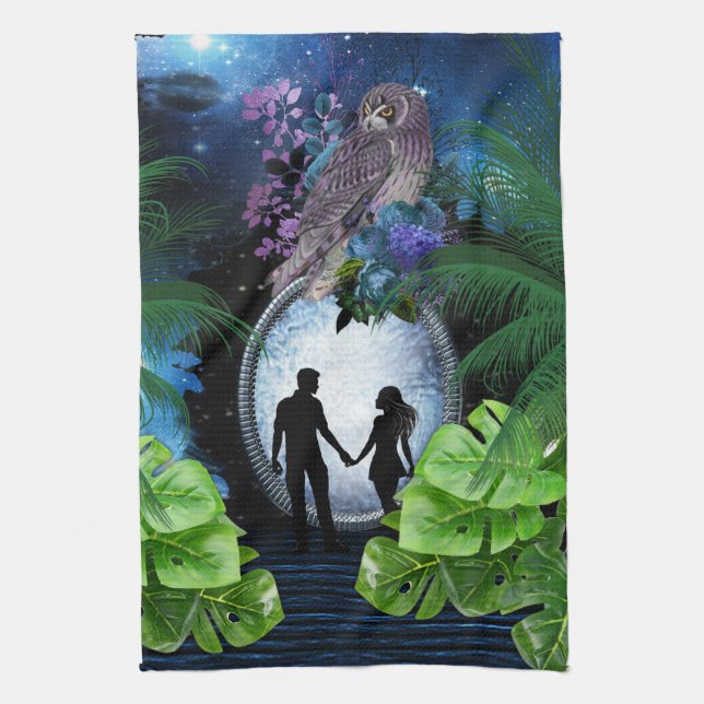 Star-gate-Portal Home Decor Kitchen Towel (Vertical)
