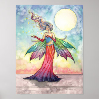 Star Gatherer Fantasy Fairy Poster