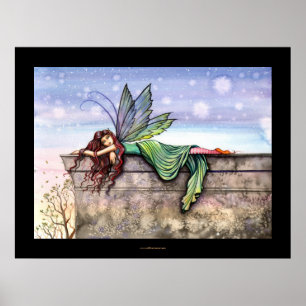Star Gazer Fairy Poster by Molly Harrison