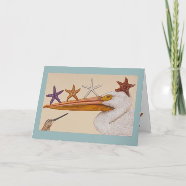 Star Gazer greeting card (Front)