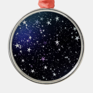 Star Gazer Nature Sky Space Peace Love Destiny Metal Ornament