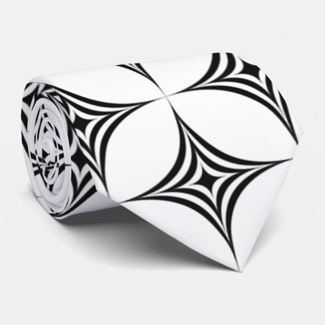 star geometric background pattern tie (Rolled)