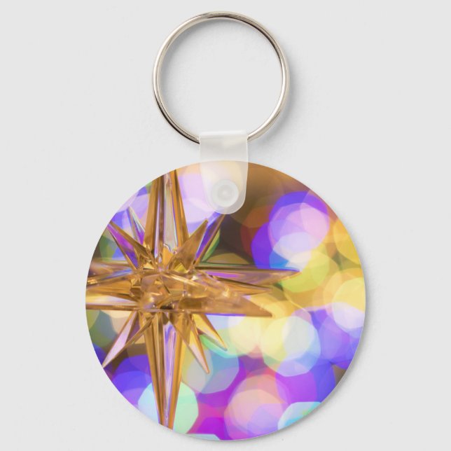 Star Glitter Keychain (Front)