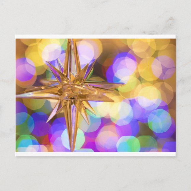 Star Glitter Postcard (Front)